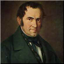 Compositor austriaco Franz Xaver Gruber (1787-1863)