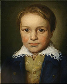  Beethoven a la edad de trece años 
                Pintor anónimo 