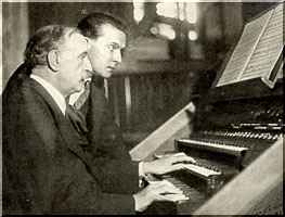 Compositor francés Louis Vierne (1870-1937)