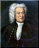 Johann Sebastian Bach en 1750, en el último año de su vida.