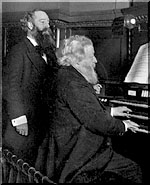 GUILMANT con el organista Clarence Eddy
    en Nueva York en 1898 con 61 años.
