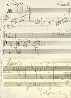  Partitura de Richard Strauss 