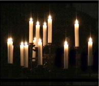  Cada Tenebrario de 13 velas 
es una donación de un particular 
para iluminar la Catedral de Valladolid
en los grandes conciertos de 
MÚSICA en la CATEDRAL