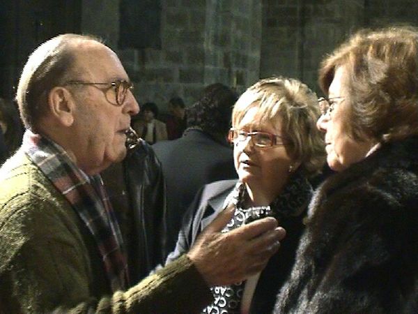  Maestro de Capillla D. Pedro Aizpurua 
con &Aacute;ngelines Porres y Ana Varela Vega