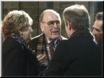 D. Pedro Aizpurua y &Aacute;ngelines Porres 
con Ignacio Lagartos de Caja Espa&ntilde;a